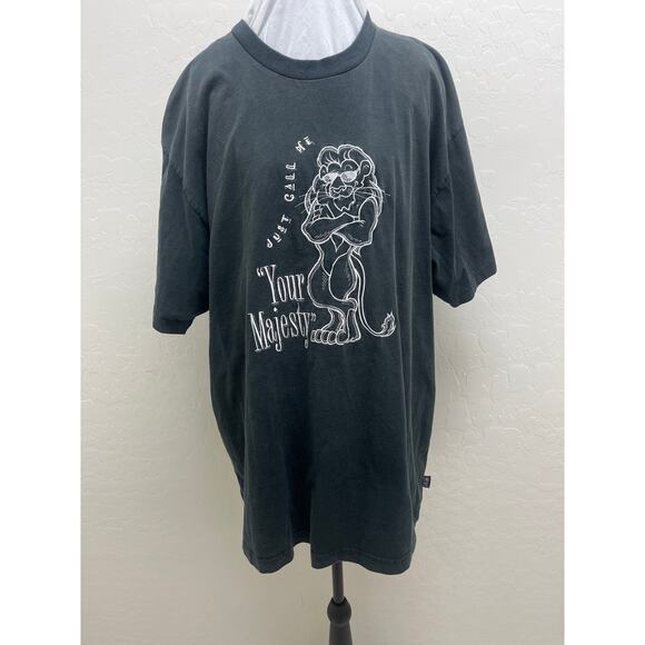 RARE VTG MGM Grand Hotel Vegas Shirt Embroidered Lion Call Me Your Majesty Y2K - Picture 1 of 7